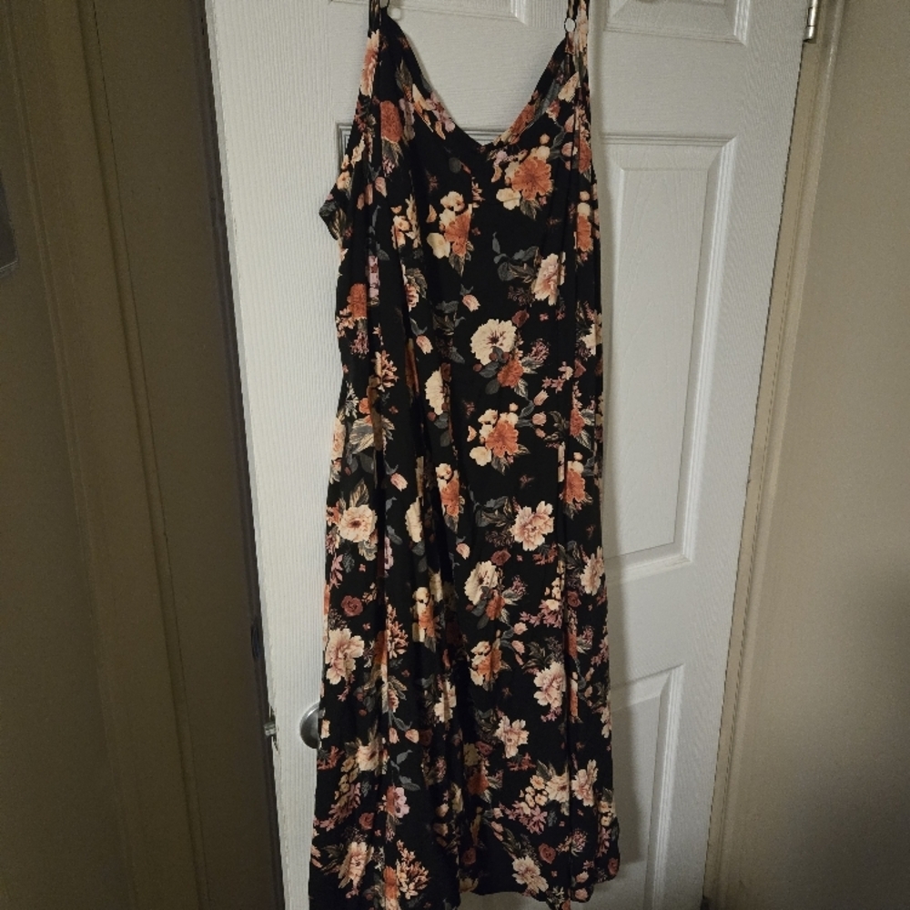 Fall Floral Dress